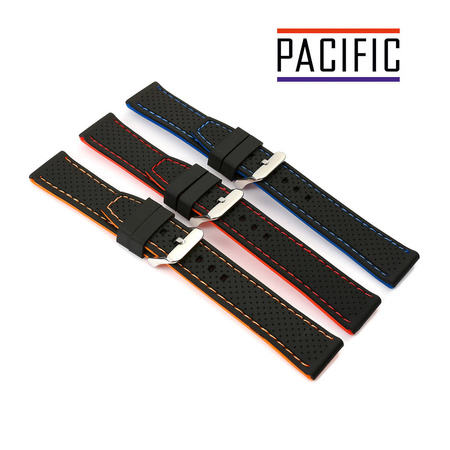 PASEK U17 - 1.6 - CZARNY / CZERWONY - 22mm