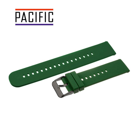 PASEK U27 - 27/BL - CIEMNY ZIELONY / CZARNY - 20mm