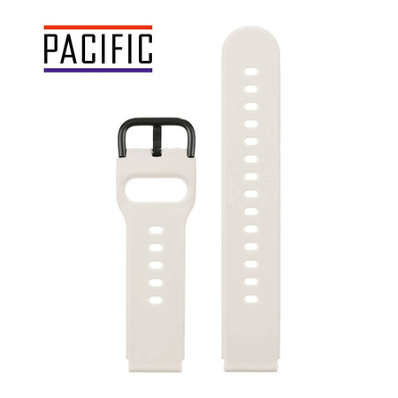 PASEK U01 - 17/B - BEŻOWY / CZARNY - 22MM