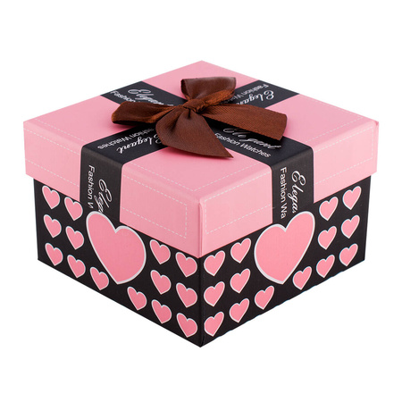 PUDEŁKO WSTĄŻKA JASNY RÓŻ