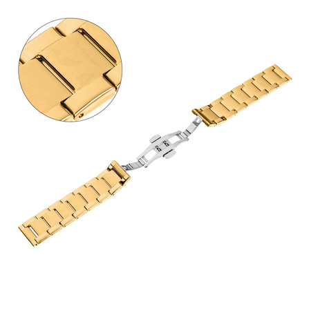 BRANSOLETA - SEMI SOLID - MB 79 - 30 - ZŁOTY - 22mm