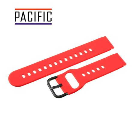 PASEK U01 - 6/B - CZERWONY / CZARNY - 20MM