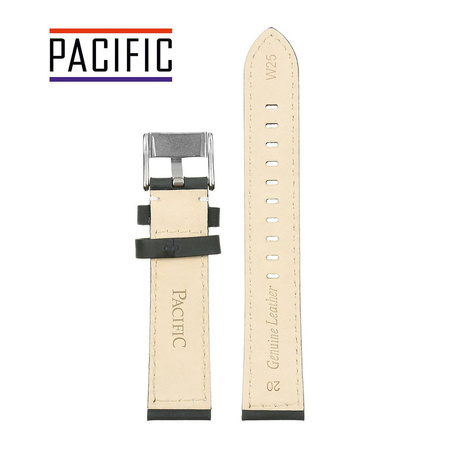 PACIFIC W25 - 7.22 - CIEMNY SZARY / BIAŁA NIĆ - 20MM