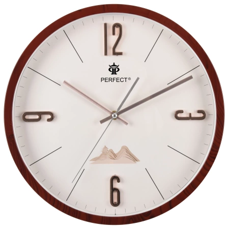 ZEGAR ŚCIENNY PW355-02 WIŚNIOWY 