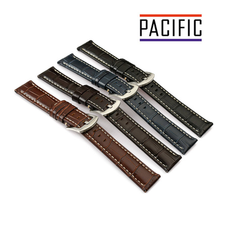 PACIFIC W59 - 8.22 - POŚREDNI BRĄZ / BIAŁA NIĆ - 22mm