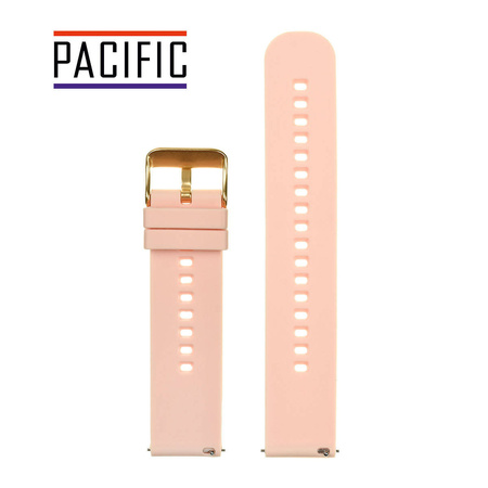 PASEK U27 - 14/G - RÓŻOWY / ZŁOTY - 18mm