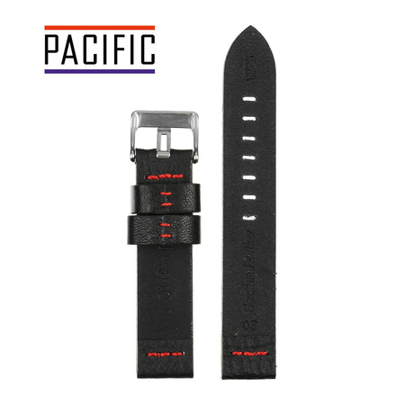 PACIFIC W23 - 1.6 - CZARNY / CZERWONA NIĆ - 24MM