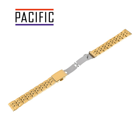 BRANSOLETA - STALOWA HQ - MB 102 - 30 - ZŁOTY - 14mm