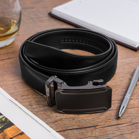 PASEK DO SPODNI AP 01-006 BLACK - PAKIET 5 SZTUK