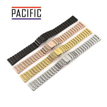 BRANSOLETA - SOLID ZAP. MOT. - MB 51 - 33 - RÓŻOWY ZŁOTY - 14mm