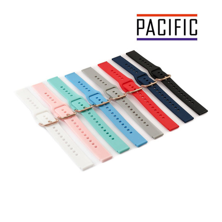 PASEK U01 - 1/B - CZARNY / CZARNY - 22MM