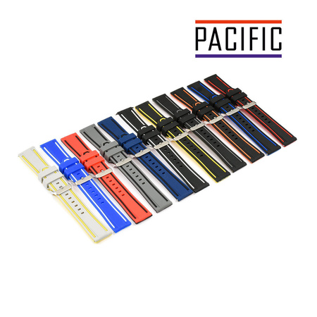 PASEK U14 - 1.7 - CZARNY / CIEMNY SZARY - 20MM