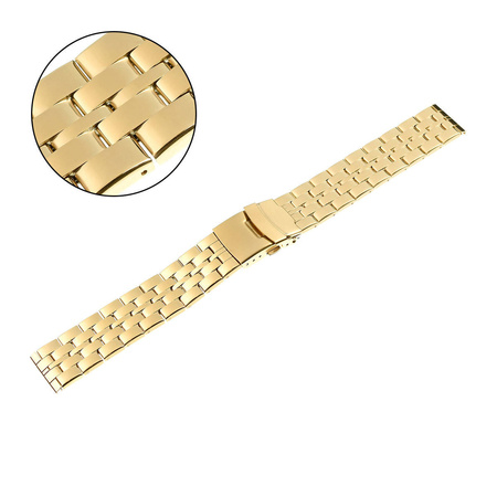 BRANSOLETA - SEMI SOLID - MB 74 - 30 - ZŁOTY - 20mm