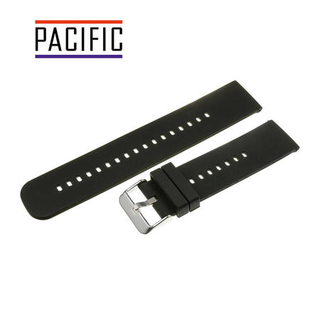 PASEK U27 - 1/SL - CZARNY / SREBRNY - 24mm