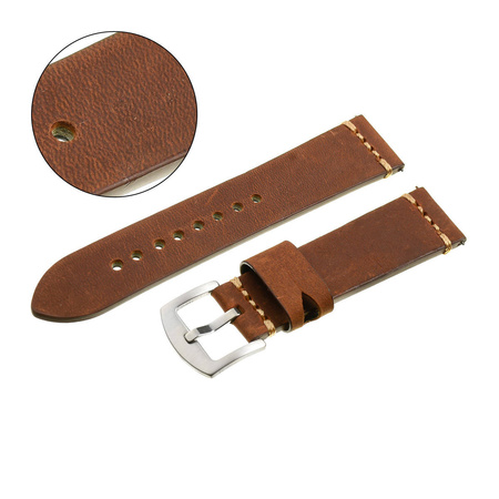 PACIFIC W69-B - 2.17 - CIEMNY BRĄZ / BEŻOWA NIĆ - 20mm