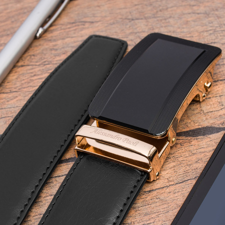 PASEK DO SPODNI AP 01-029 BLACK - PAKIET 5 SZTUK