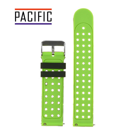 PASEK U12 - 1.11 - CZARNY / ZIELONY - 22MM