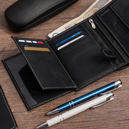 PORTFEL AP 98-111 BLACK 1 / WHITE