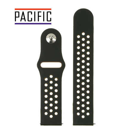 PASEK U11 - 1.2 - CZARNY / BRĄZOWY - 20MM