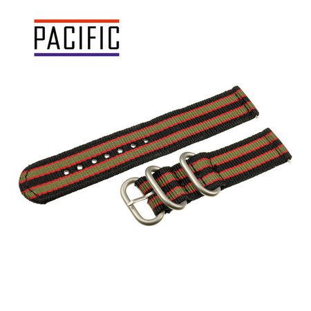 PASEK N02 - N96/SL - WIELOKOLOROWY / SREBRNY - 20MM