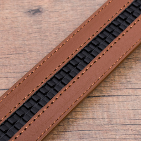 PASEK DO SPODNI AP 01-008 LIGHT BROWN - PAKIET 5 SZTUK