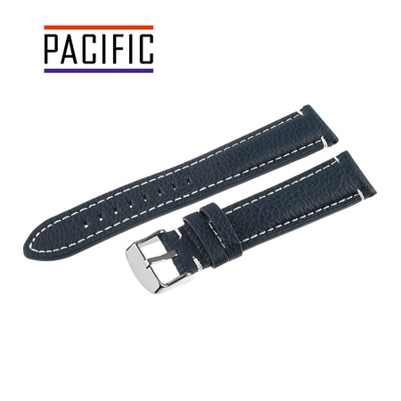 PACIFIC W124 - 5.22 - GRANATOWY / BIAŁA NIĆ - 22MM