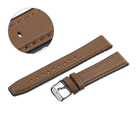 PASEK U16 - 8 - BRĄZOWY - 20mm