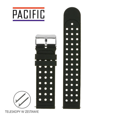 PASEK U12 - 1 - CZARNY - 22MM