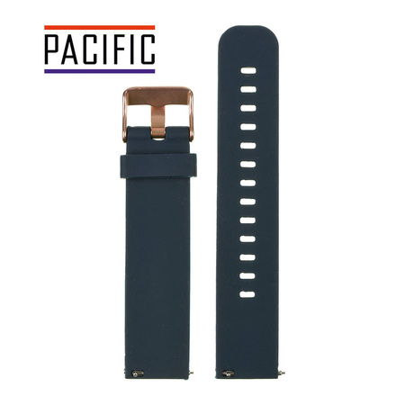 PASEK U15 - 5/RG - GRANATOWY / RÓŻOWY ZŁOTY - 20MM