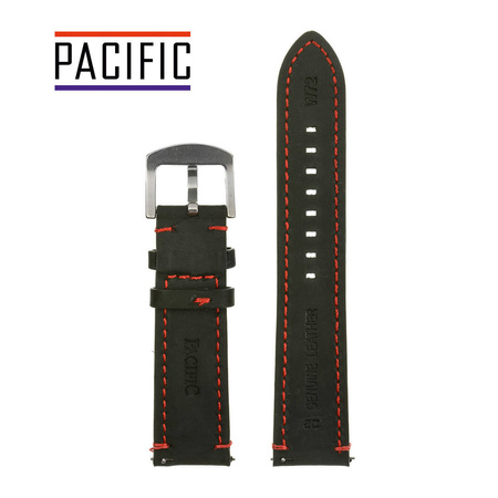 PACIFIC W72 - 1.6 - CZARNY / CZERWONA NIĆ - 20MM