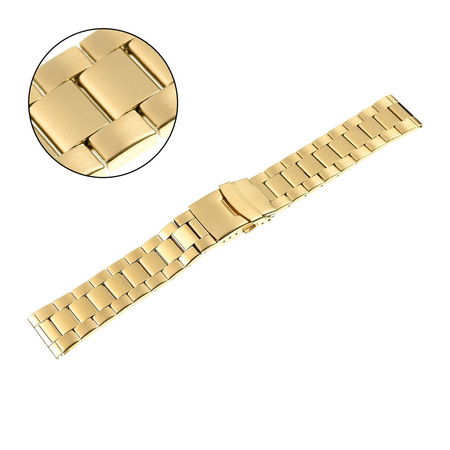 BRANSOLETA - SEMI SOLID - MB 72 - 30 - ZŁOTY - 24mm