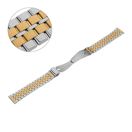 BRANSOLETA - STALOWA 316 - HQ MB 164 - 31/30 - 18MM