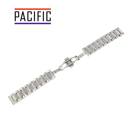 BRANSOLETA - SOLID ZAP. MOT. - MB 57 - 31 - SREBRNY - 22mm