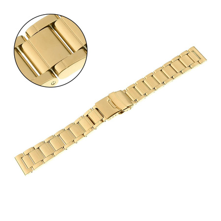 BRANSOLETA - SOLID - MB 10 - 30 - ZŁOTY - 24mm