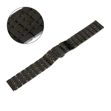 BRANSOLETA - SOLID ZAP. MOT. - MB 55 - 1 - CZARNY - 20mm