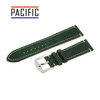PACIFIC W72 - 27.22 - CIEMNY ZIELONY / BIAŁA NIĆ - 22MM