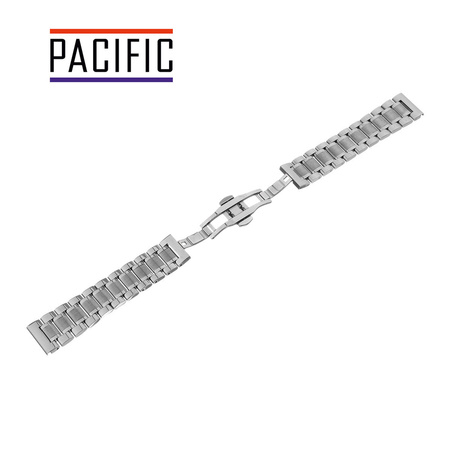 BRANSOLETA - SOLID ZAP. MOT. - MB 60 - 31 - SREBRNY - 18mm