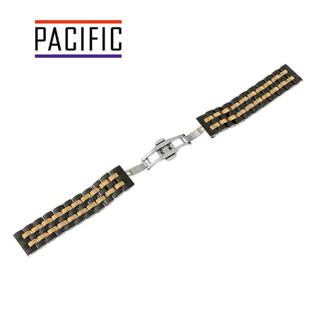 BRANSOLETA - SOLID ZAP. MOT. - MB 52 - 1/30 - CZARNY / ZŁOTY - 20mm