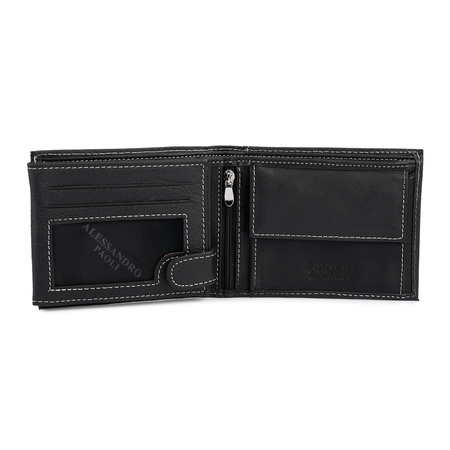 PORTFEL AP 98-114 BLACK 2 / WHITE