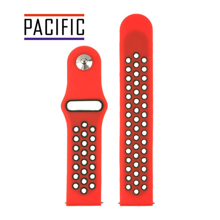 PASEK U11 - 6.1 - CZERWONY / CZARNY - 20MM