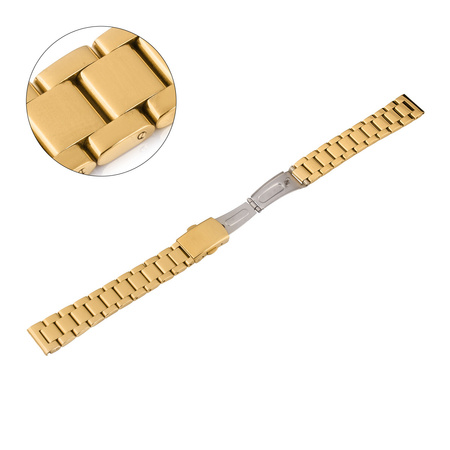 BRANSOLETA - SOLID - MB 05 - 30 - ZŁOTY - 12mm