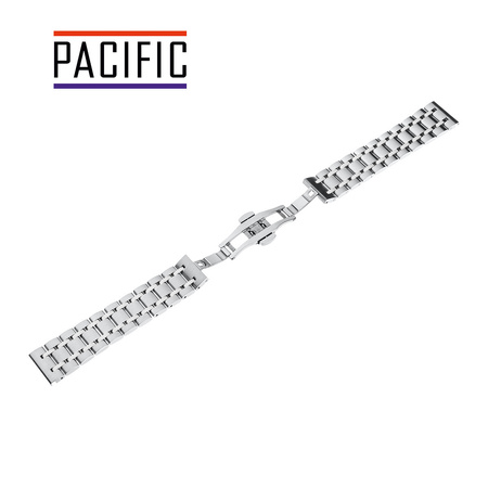 BRANSOLETA - SOLID ZAP. MOT. - MB 63 - 31 - SREBRNY - 20mm