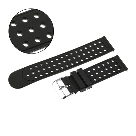 PASEK U12 - 1.7 - CZARNY / CIEMNY SZARY - 20MM