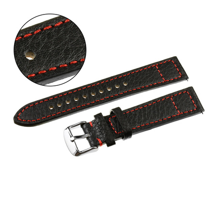 PACIFIC W109 - 1.6 - CZARNY / CZERWONA NIĆ - 24mm