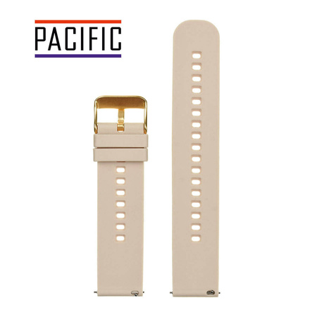 PASEK U27 - 17/G - BEŻOWY / ZŁOTY - 20mm