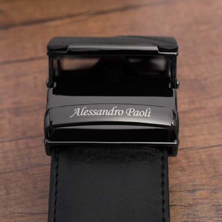 PASEK DO SPODNI AP 01-013 BLACK - PAKIET 5 SZTUK