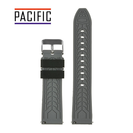 PASEK U14 - 1.7 - CZARNY / CIEMNY SZARY - 20MM