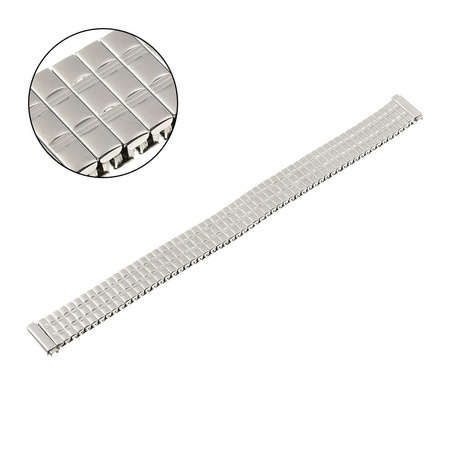 BRANSOLETA ROZCIĄGANA DAMSKA - MODEL 3 - SREBRNA