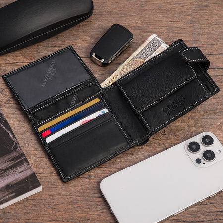 PORTFEL AP 98-106 BLACK 1 / WHITE