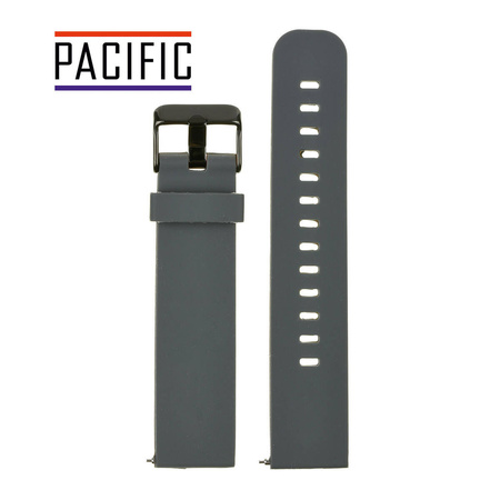 PASEK U15 - 7/B - CIEMNY SZARY / CZARNY - 20MM